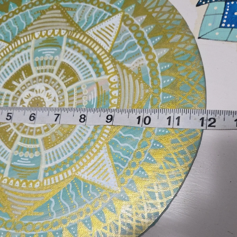 Hand-Painted Mandala - Original Art🎨